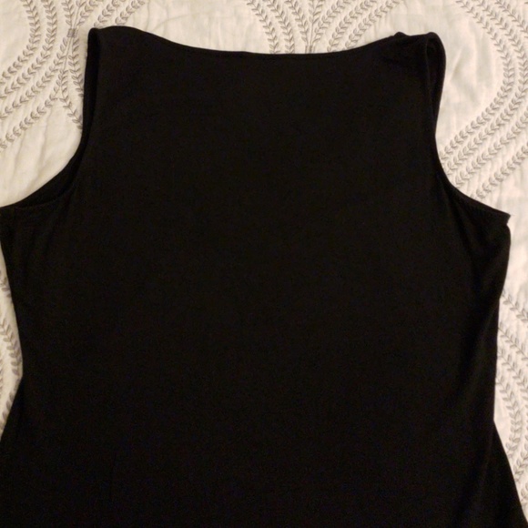 Emma James large designer black sleeveless blouse - Picture 7 of 8
